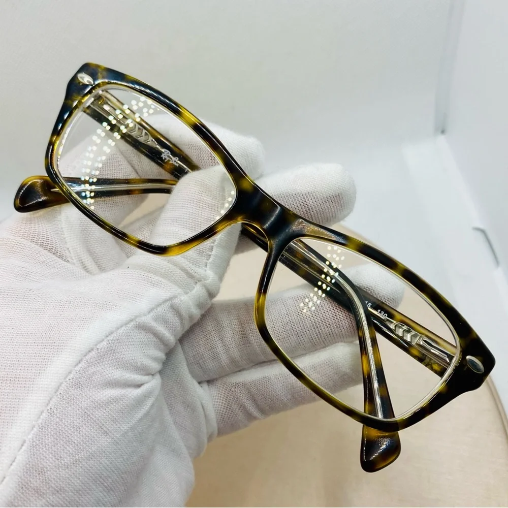 EUC Ray Ban Dark Havana RB 1550 Butterfly Shaped RX Eyeglasses